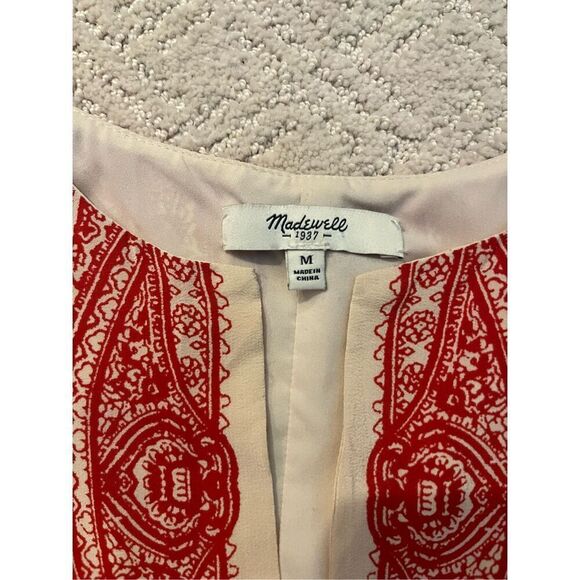 Madewell Silk Tunic Paisley Shift Dress - Picture 5 of 7